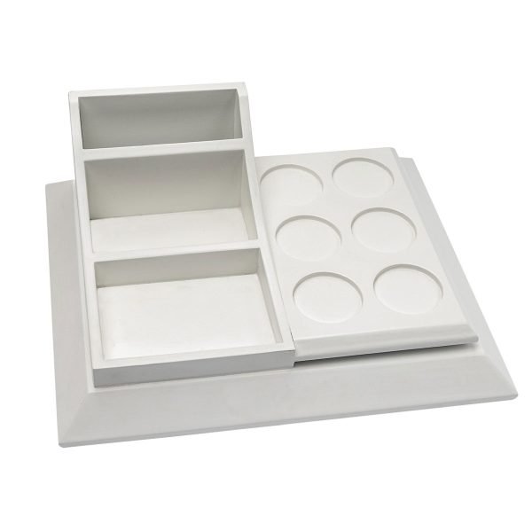 Ahşap Otel Buklet Tepsisi - Guest Amenities Buklet Tray - Görsel 7