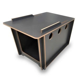 İndigo Küçük Irk Köpek Evi Kulübesi Minderli 32x52 Cmx32cm(h)