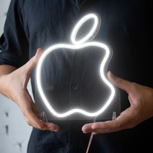 Apple Neon Led Tabela Dekoratif Aydınlatma