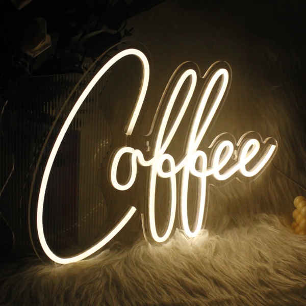 Coffee Neon Led Tabela Dekoratif Aydınlatma