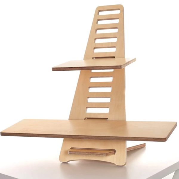 Woo Ayarlanabilir Ahşap Laptop Standı - Görsel 2