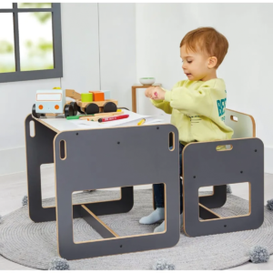 Woo Montessori Çocuk Aktivite Masası ve Sandalyesi