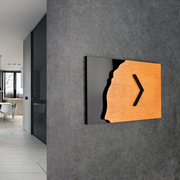Modern Dekoratif Ahşap Tabelalar - Ofis Kapısı Tabelaları - Piktogram Duvar Plakası